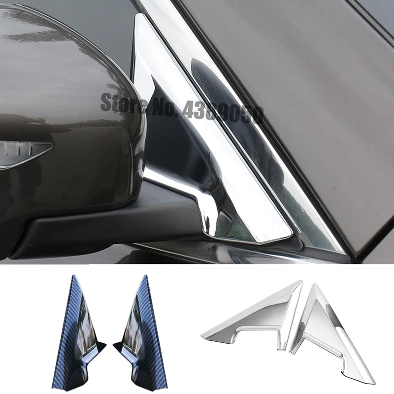 ABS Pre Nissan X Trail X-trail T32 2014 - 2019 Predného stĺpika, Zrkadlo Držiak Výbava Rám, Kryt Dekoratívne Auto Príslušenstvo styling