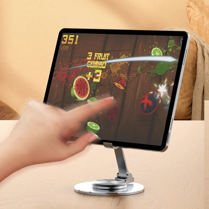 360° Otáčanie Kovové Stôl Mobilný Telefón Držiak na Stojan Pre iPhone, iPad Xiao Nastaviteľné Ploche Tabletu Holderl Stôl Mobilný Telefón Stojan