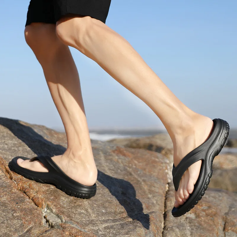Pánske Plážové žabky Veľké Veľkosti Farbou Športové Sandále Trendy Klip Nohy Topánky Non-slip Pohodlie Papuče Zapatos Hombre