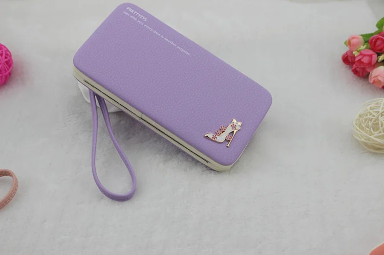 verzia peňaženky Roztomilý ženy je veľká-kapacita lunch box Mobilný telefón taška Vertikálne peňaženky