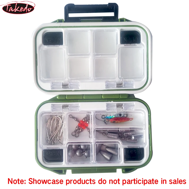 TAKEDO JYL01 Multi Špecifikácia Nepremokavé Rybárske Príslušenstvo Úložný Box Portable Multi-grid Háčik Návnada Sinke Rybárske Tool Box
