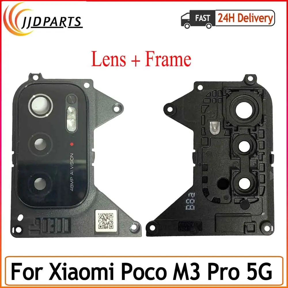 Nové Pre Xiao Poco M3 Pro 5g Fotoaparát Rám objektív Späť Hlavný Fotoaparát Sklenený Kryt Náhrada Za Poco M3 Pro 5g objektív Fotoaparátu rám