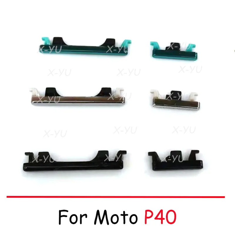 10PCS Pre Motorola Moto P40 Energie NA VYPNUTIE Hlasitosti Nahor, Nadol Strane Tlačidlo Tlačidlo