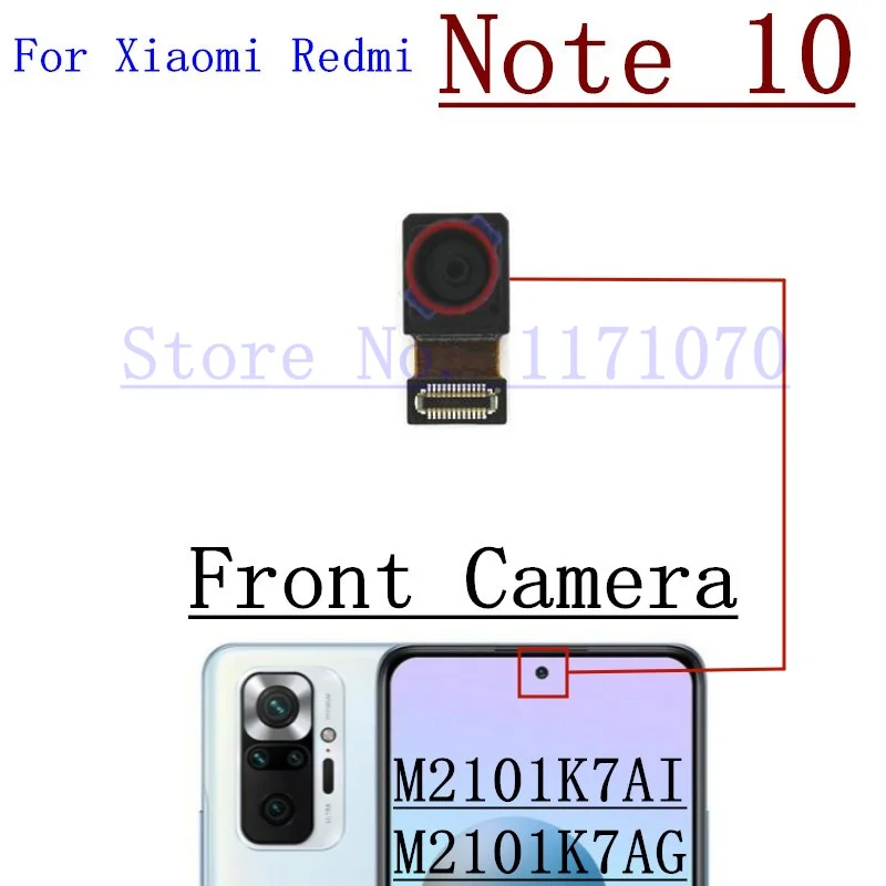 100% Originálne Najlepšie Zadné Zadná Kamera Pre Xiao Redmi Poznámka 10 Pro 4G Veľkého Hlavného Zadok Zobraziť Široký Fotoaparát Telefónu Flex Kábel