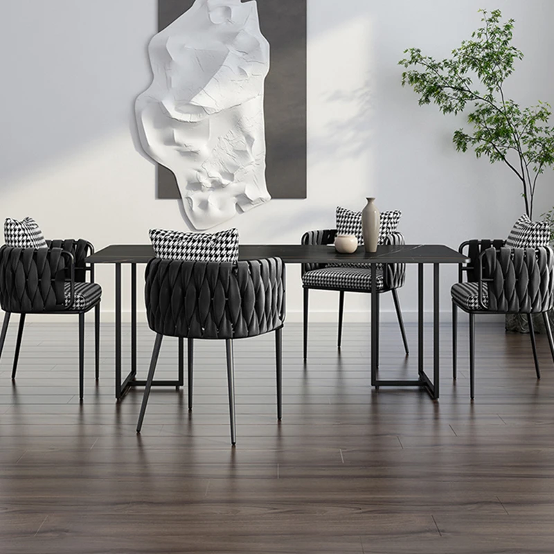Moderné Čierne Nordic Jedálenské Stoličky, Ratan Outdoorbalcony Kresle Dizajnér barové stoličky Kuchyňa Silla Nordica bytový Nábytok TÝŽDEŇ